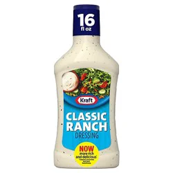 Kraft Classic Ranch Salad Dressing Bottle - 16 Fl. Oz.