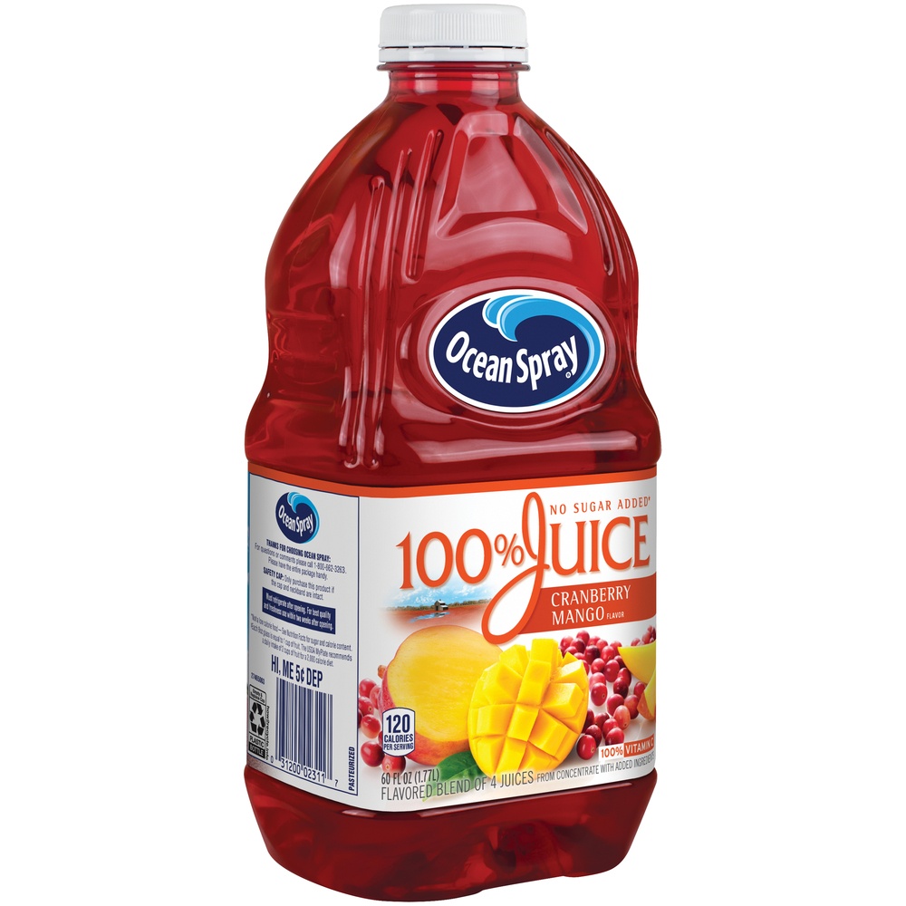 slide 5 of 8, Ocean Spray Cranberry Mango Juice, 60 oz