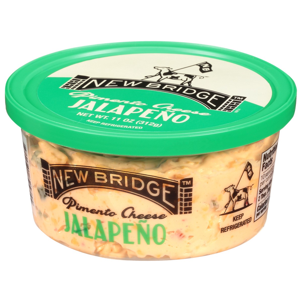 slide 5 of 9, New Bridge Pimento Cheese, 11 oz