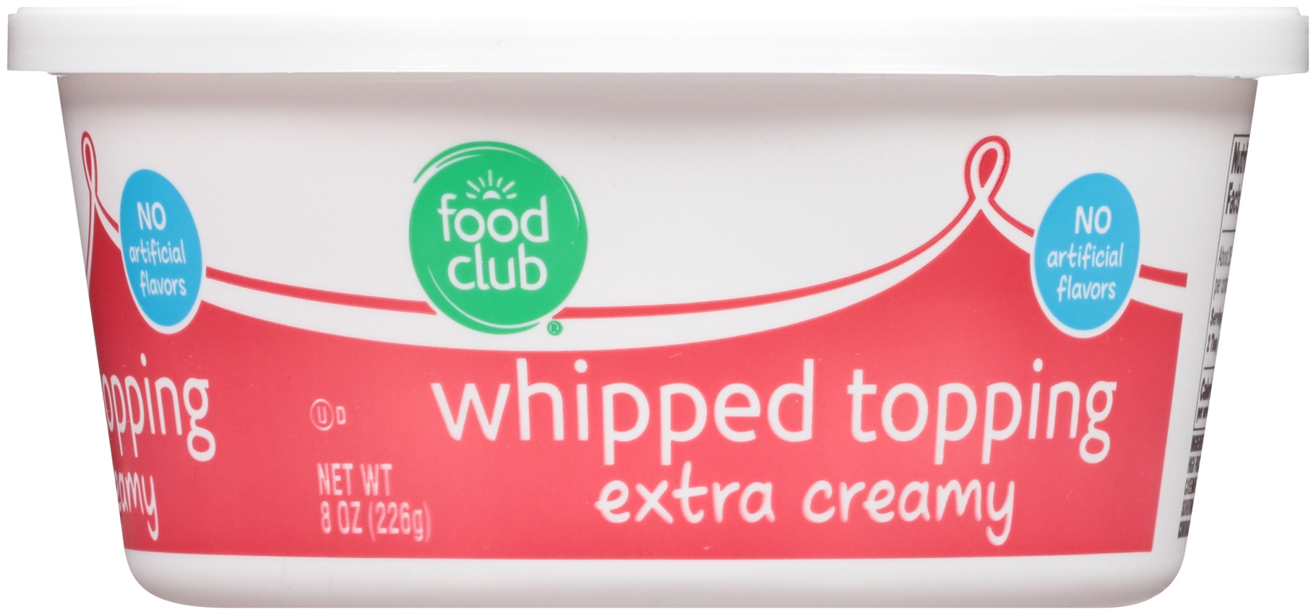 slide 4 of 6, Food Club Whipped Topping Extra Creamy, 8 oz
