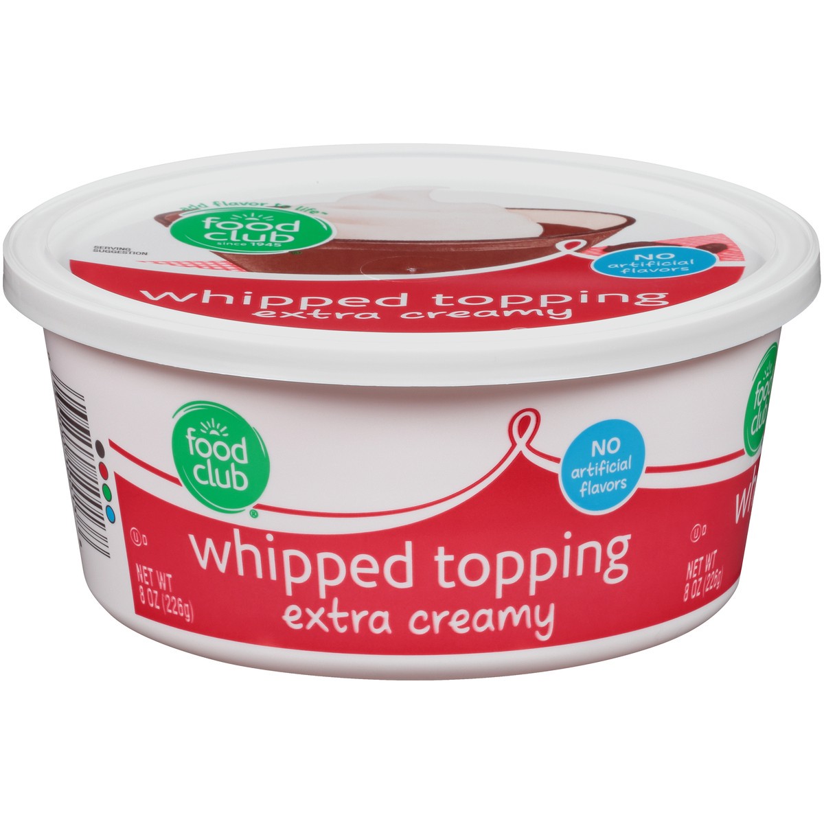 slide 1 of 13, Food Club Extra Creamy Whipped Topping, 8 oz