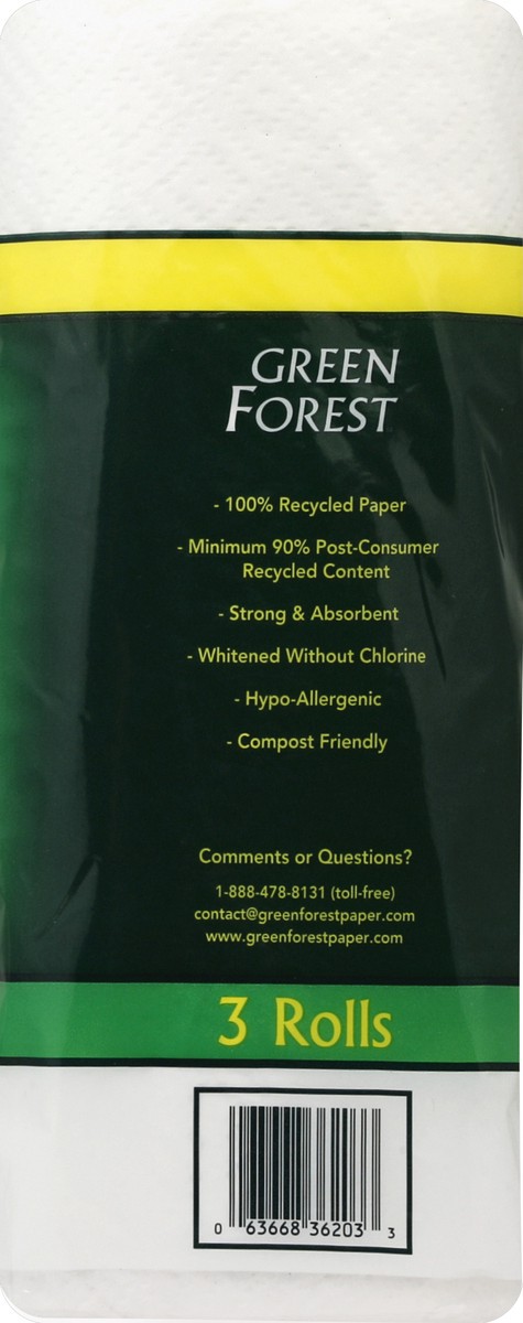 slide 2 of 8, Green Forest Premium Paper Towels 2ply, 312 ct