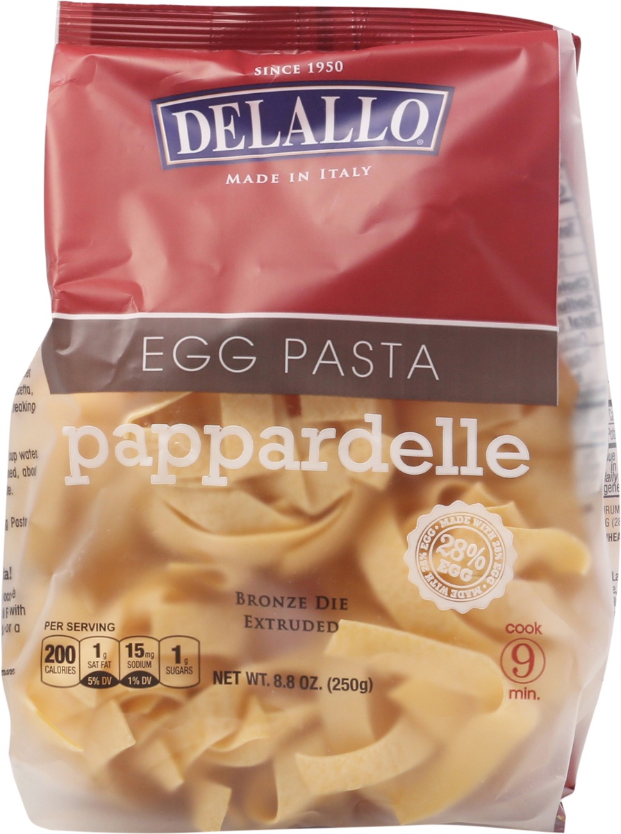 slide 9 of 11, DeLallo Egg Pappardelle Pasta, 8.8 oz