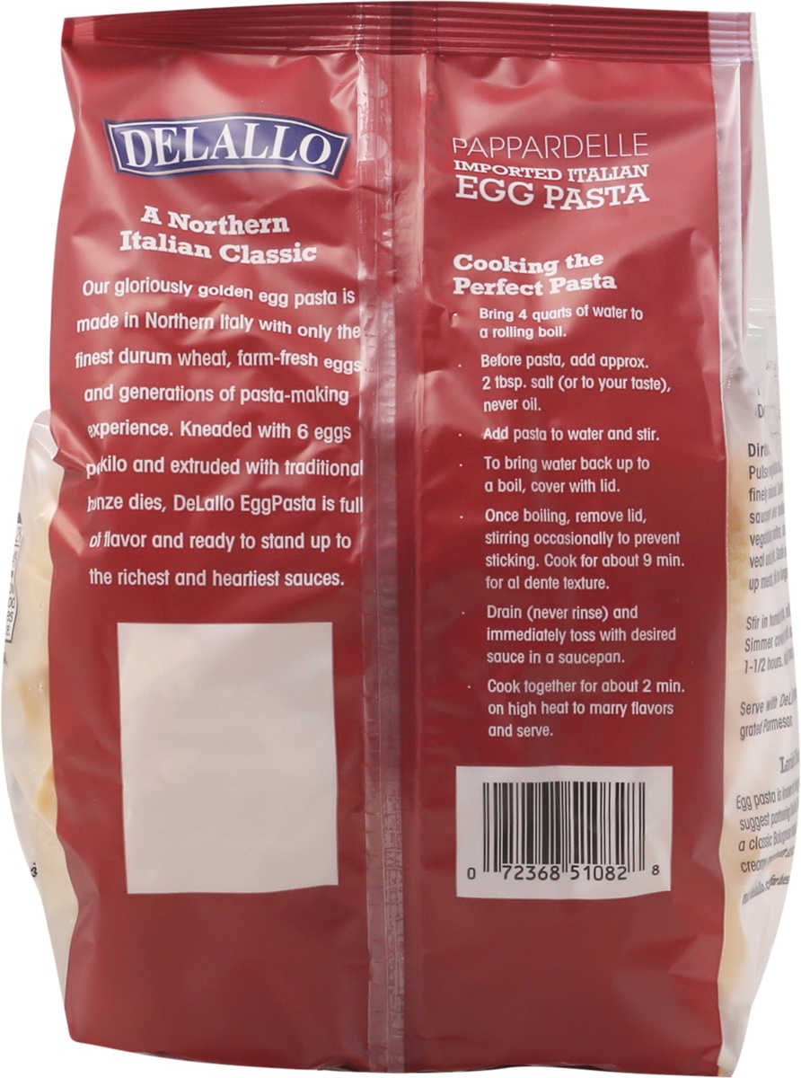slide 10 of 11, DeLallo Egg Pappardelle Pasta, 8.8 oz