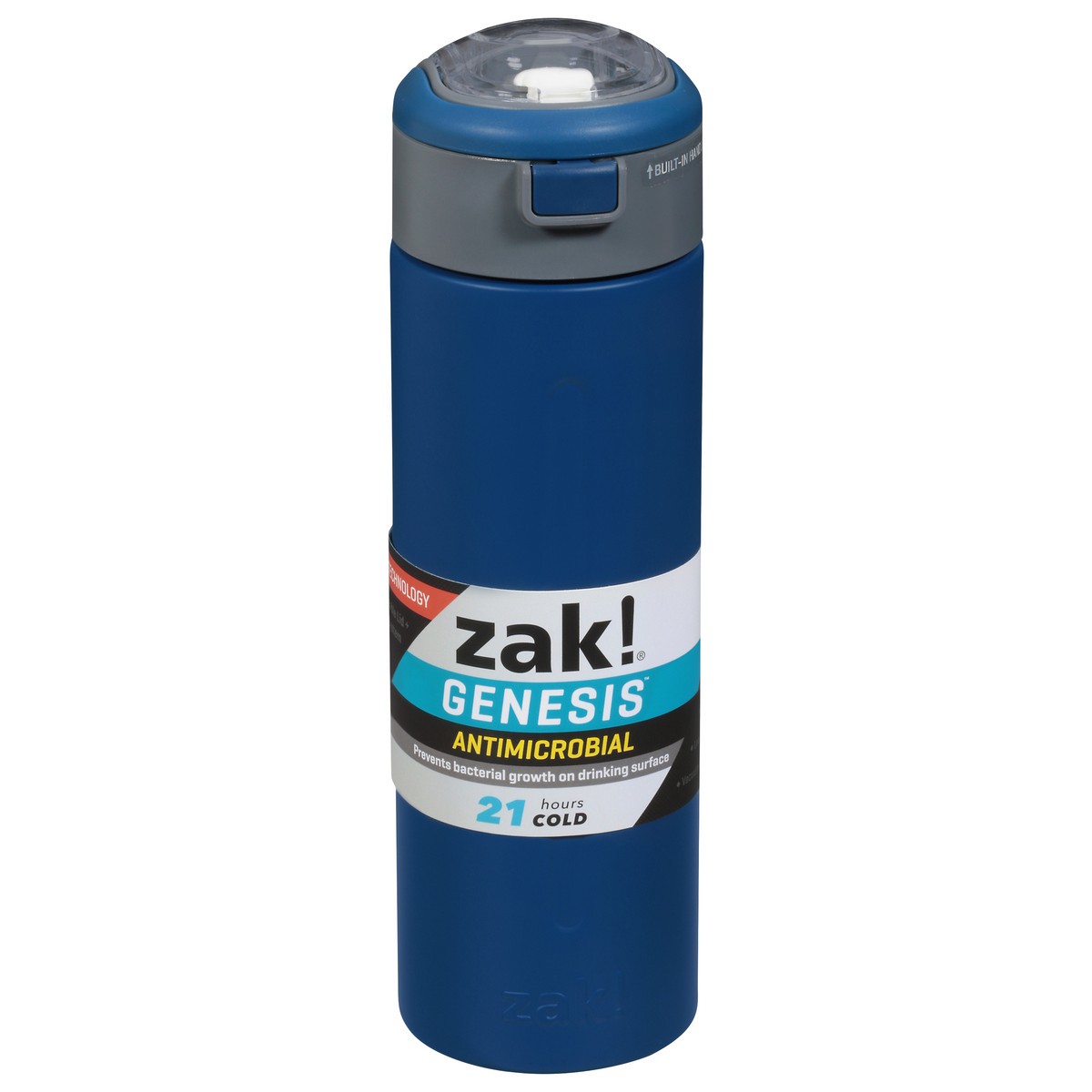 slide 1 of 12, Zak! Designs Stainless Steel Insulated Water Bottle - Genesis Indigo, 24 oz