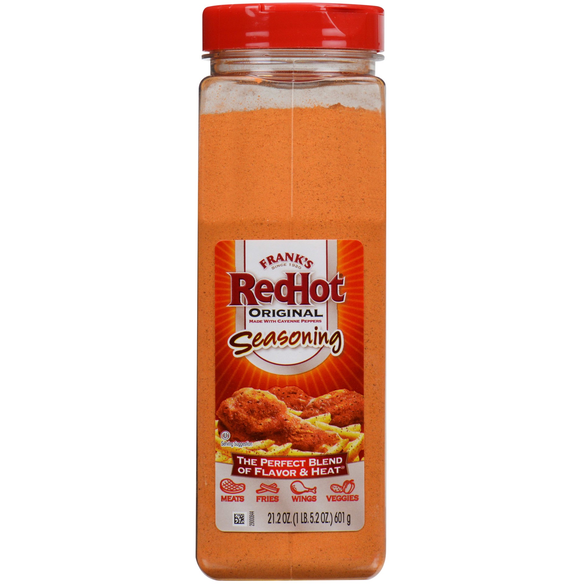 slide 1 of 5, Frank's RedHot Original Seasoning, 21.2 oz, 21.2 oz