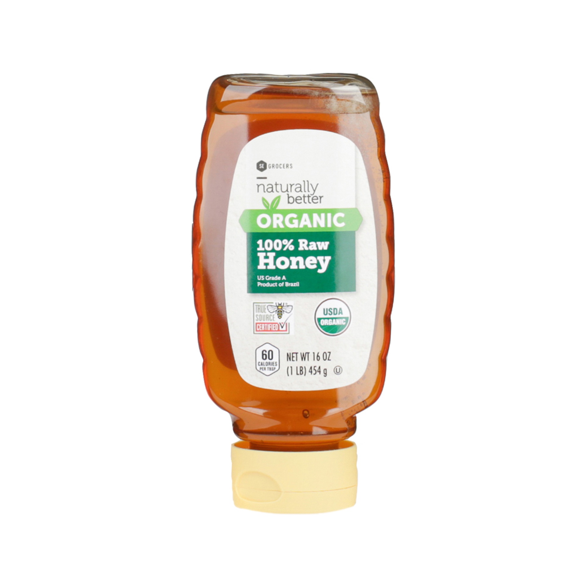 slide 1 of 1, SEG Naturally Better Raw Organic Honey, 16 oz
