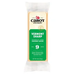 Cabot Vermont Sharp Yellow Cheddar Cheese Deli, 8 oz
