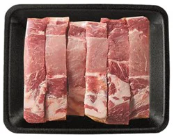 Pork Loin Country Style Ribs Bone In - 2.5 Lb