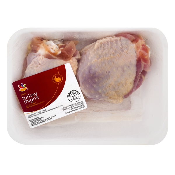 slide 1 of 1, Giant Turkey Thighs Fresh, per lb