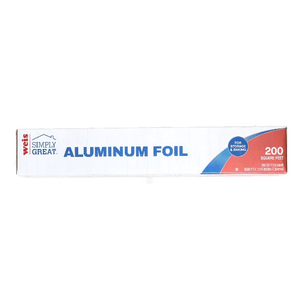 slide 1 of 6, Weis Quality Aluminum Foil, 200 sq ft