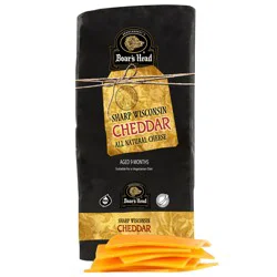 Boars Head Sharp Wisconsin Yellow Cheddar