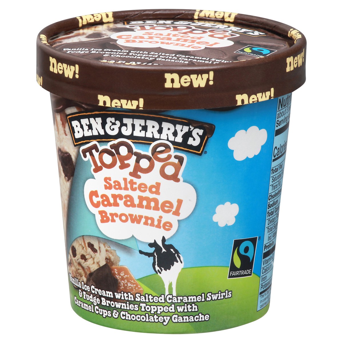 slide 9 of 9, Ben & Jerry's Topped Salted Caramel Brownie, 15.2 oz