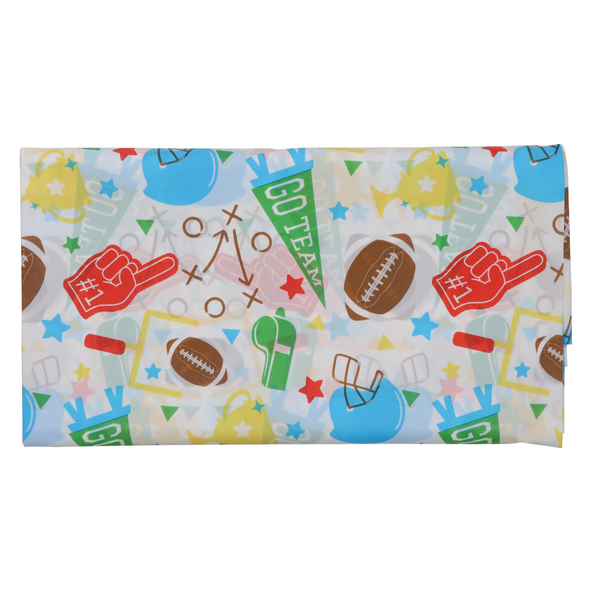 slide 2 of 3, 54" X 108" Game Day Table Cover By Celebrate It, 54 in x 108 in