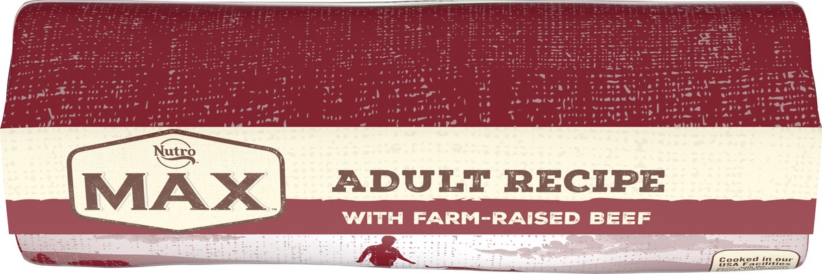 slide 6 of 6, Nutro Max Adult Recipe Dry Dog Food With Farm Raised Beef, 25 Lb Bag, 25 lb