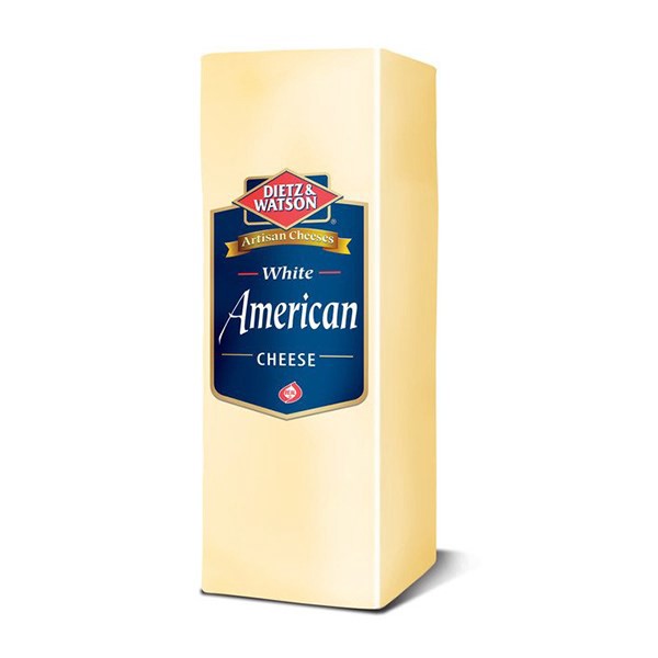 slide 1 of 1, Dietz & Watson White Amercian Cheese, per lb