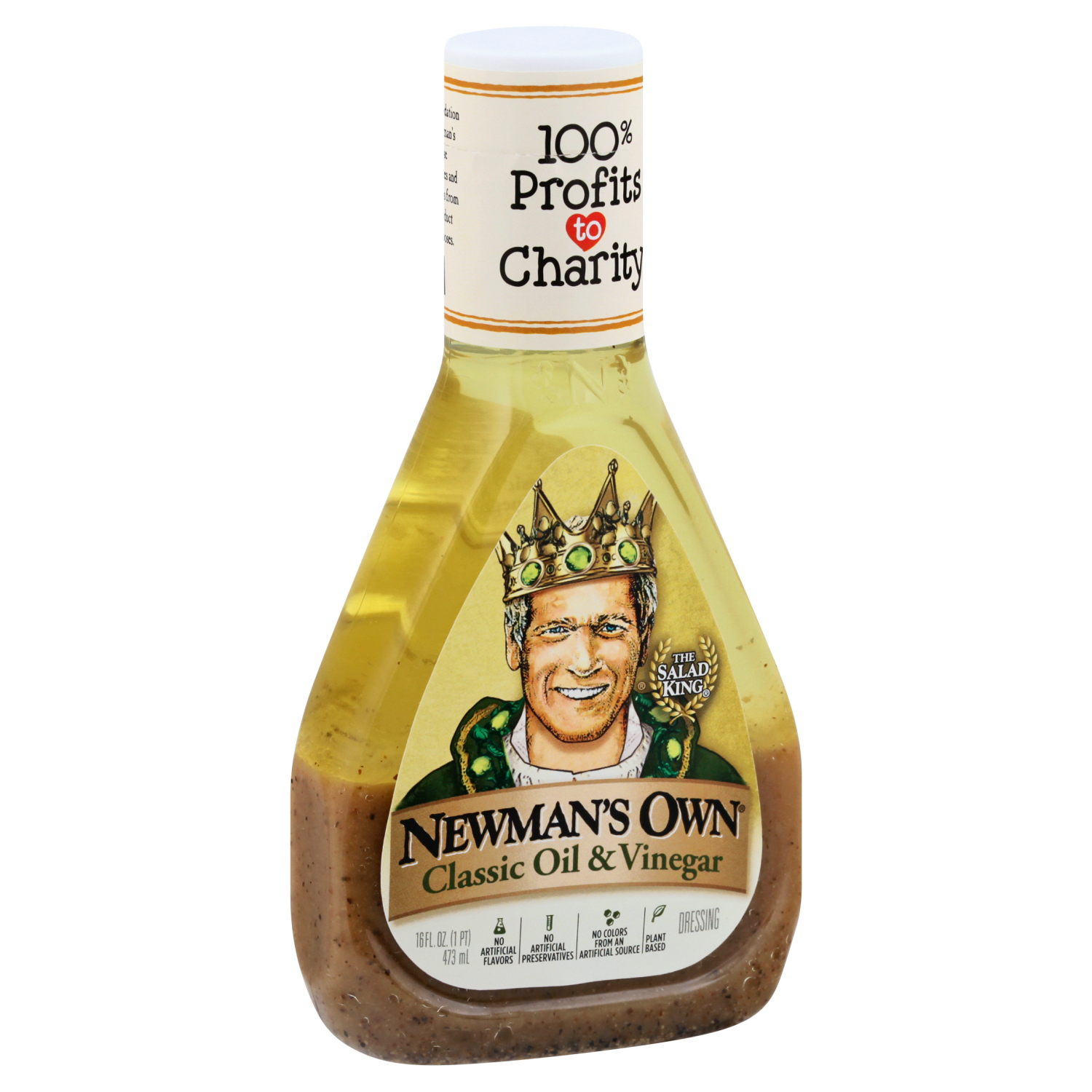 slide 2 of 6, Newman's Own Classic Oil & Vinegar Dressing 16 fl oz, 16 oz