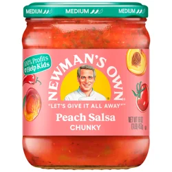 Newman's Own Medium Peach Salsa
