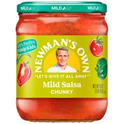 Newman's Own Chunky Mild Bold Flavor Salsa 16 oz