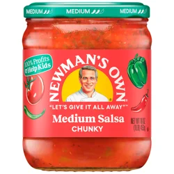 Newman's Own Chunky Medium Bolder Flavor Salsa 16 oz