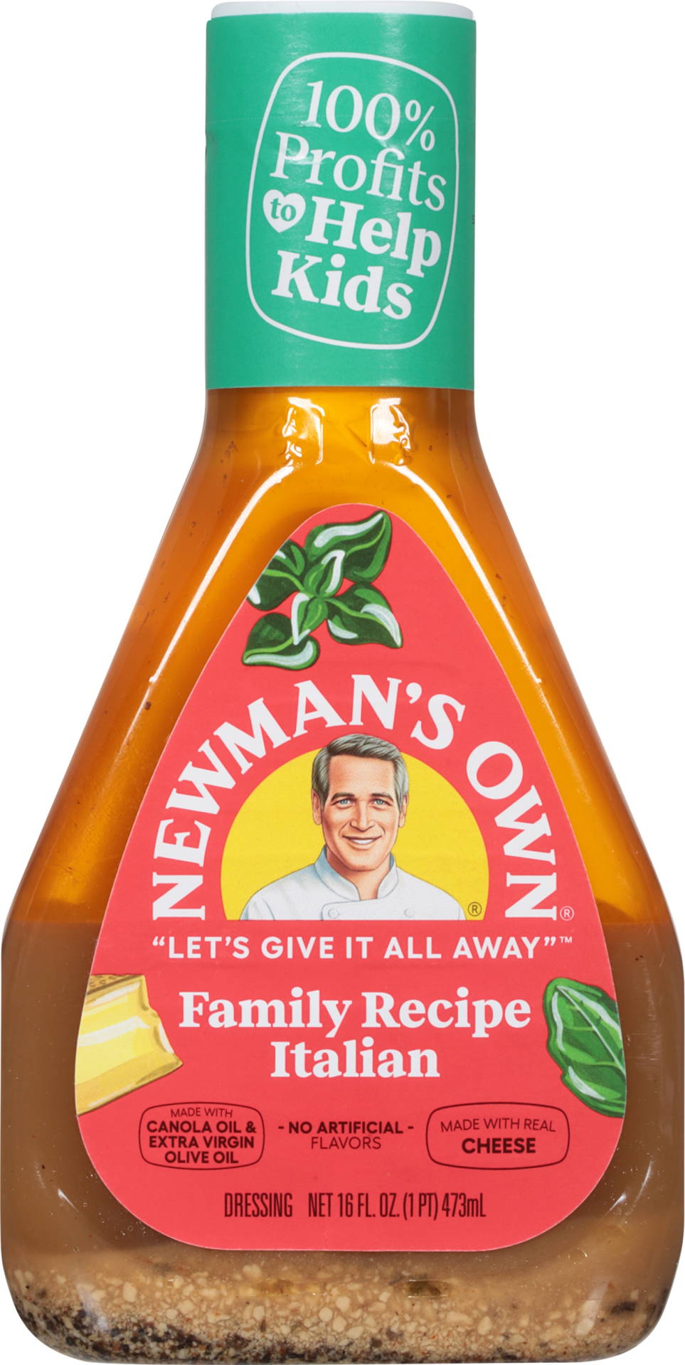slide 2 of 2, Newman's Own Family Recipe Italian Dressing 16 fl oz, 16 fl oz