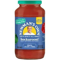 Newman's Own Sockarooni Pasta Sauce 24 oz