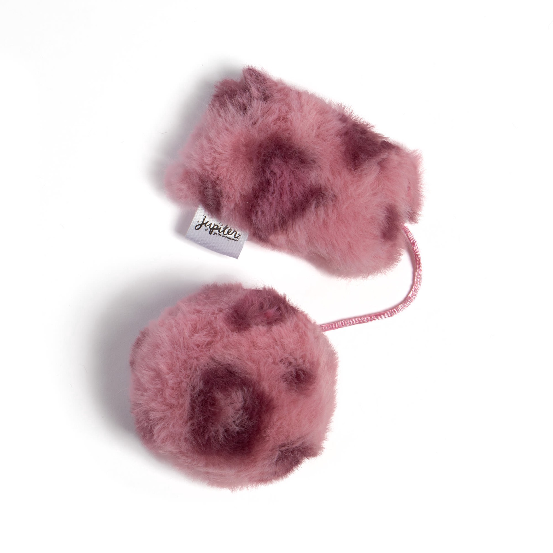 slide 1 of 1, Jupiter Pink Cheetah Print Pounce Cat Toy, 1 ct