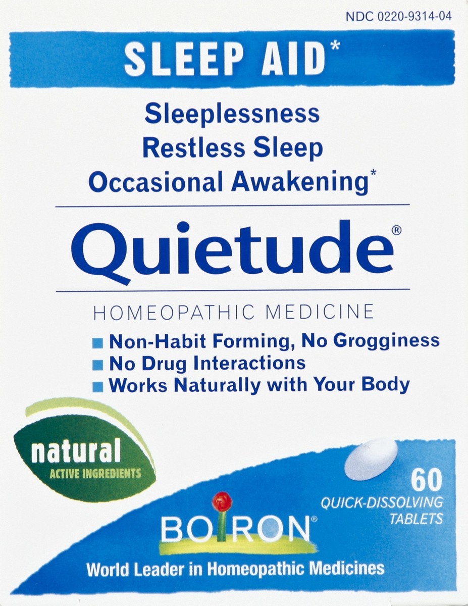 slide 3 of 4, Boiron Quietude Tablets For Restless Sleep, 60 ct