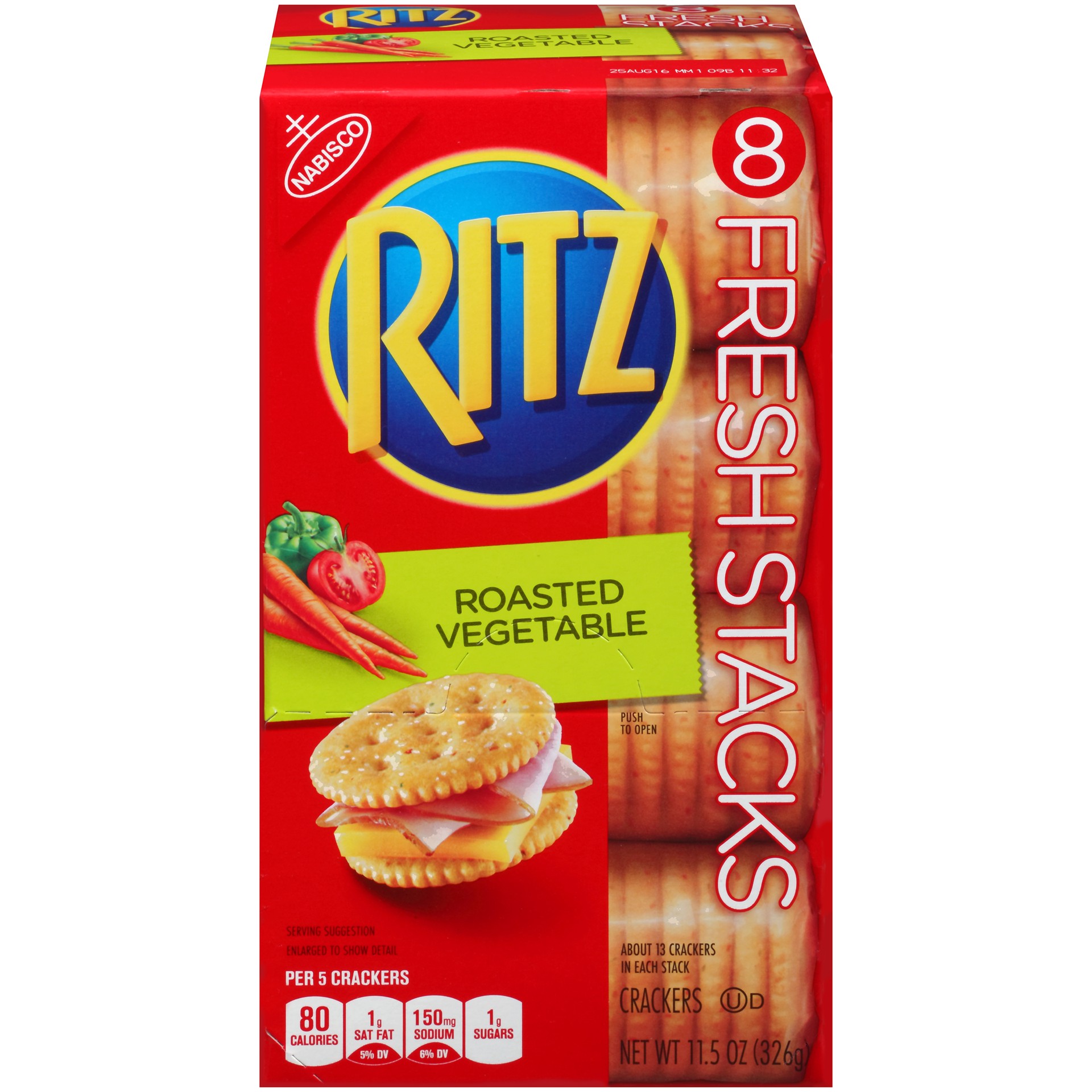 slide 1 of 5, 11.5Z Ritz Fs Rstd Vegetable, 0.02 lb