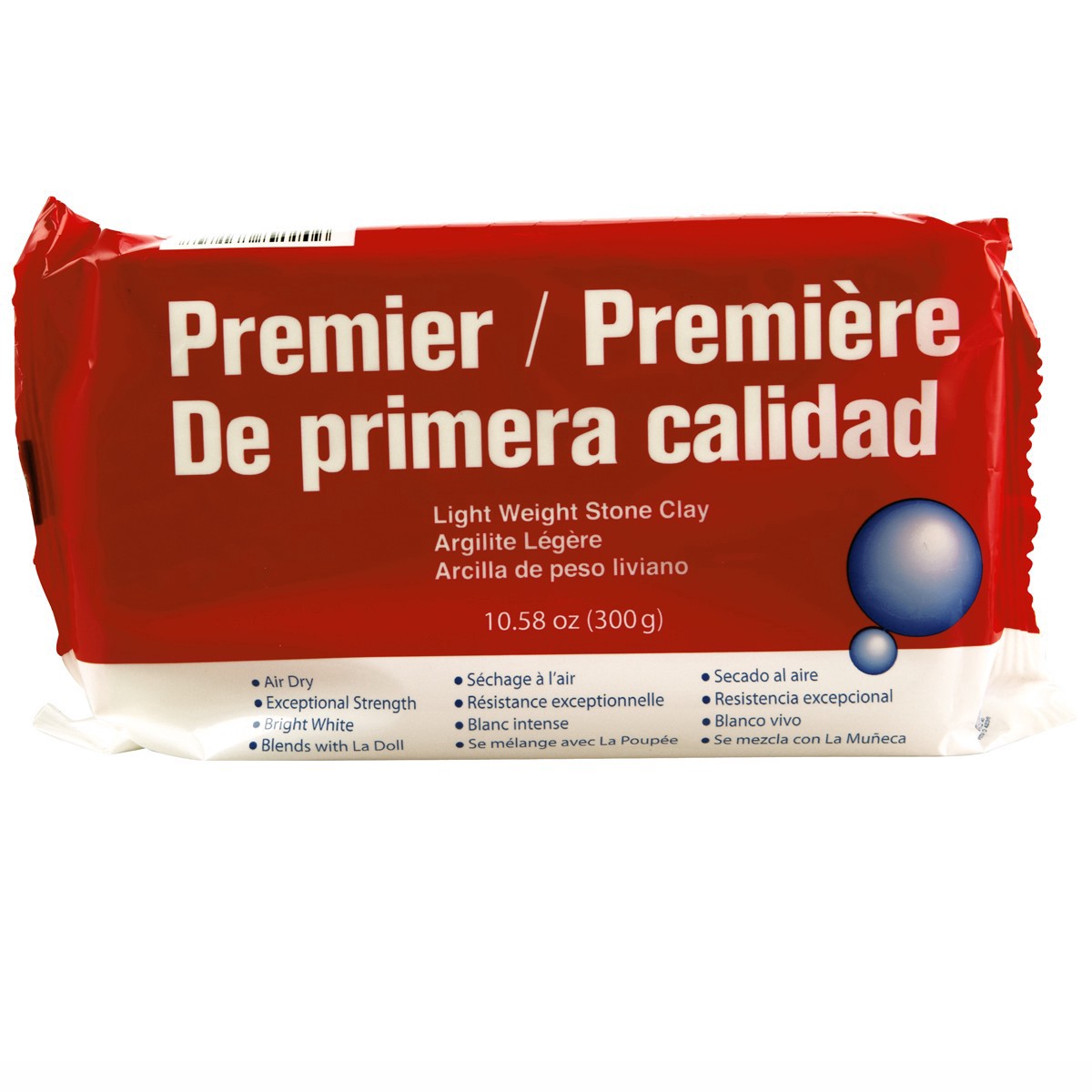 slide 3 of 3, La Doll Premier Light Weight Stone Clay, 10.58 oz