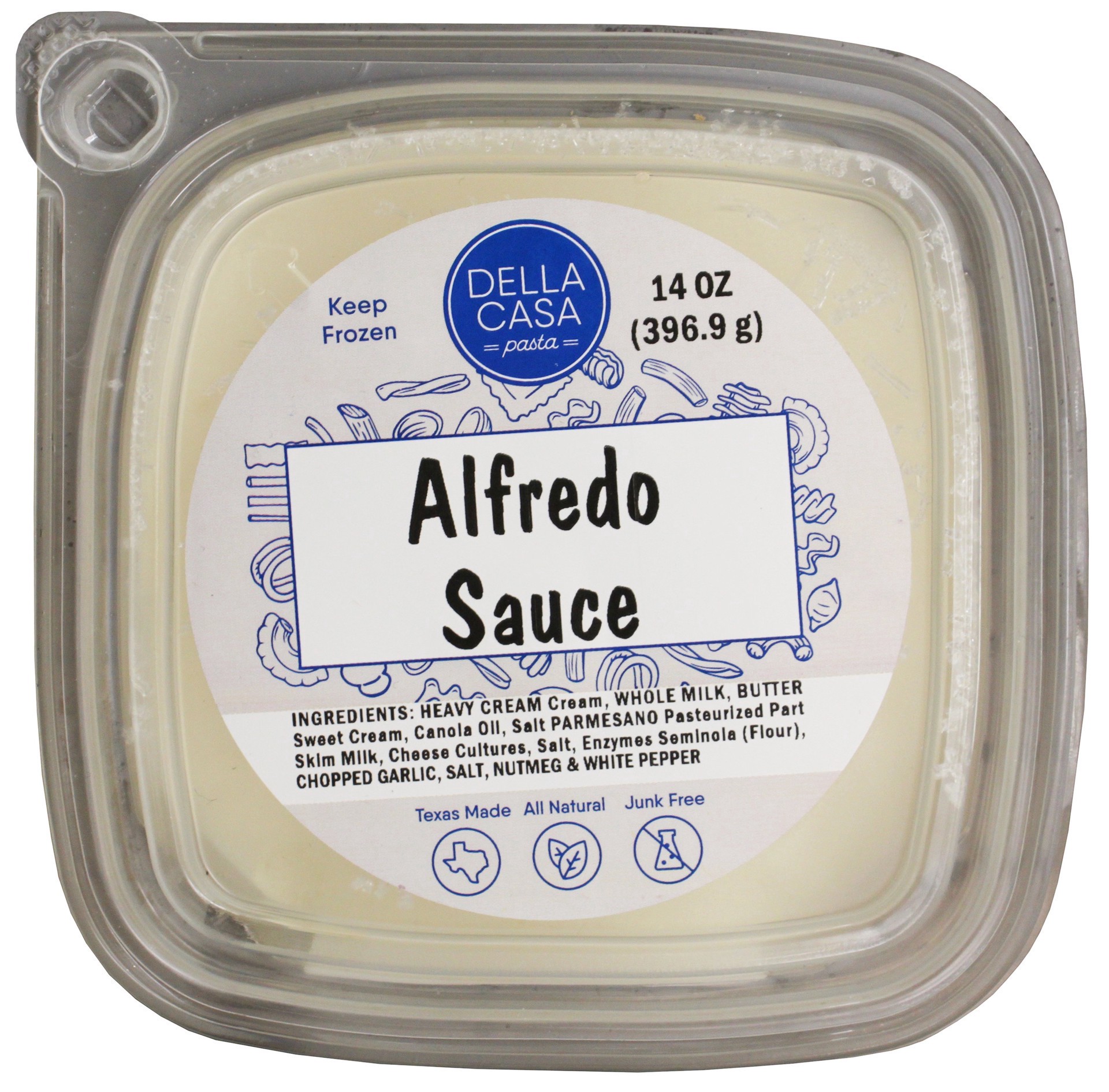 slide 1 of 1, Della Casa Pasta Alfredo Sauce, 14 oz