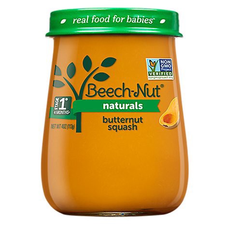 slide 1 of 1, Beech-Nut Naturals Stage 1 Butternut Squash Baby Food - 4 Oz, 4 oz