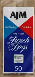 AJM Lunch Bags 50 ea