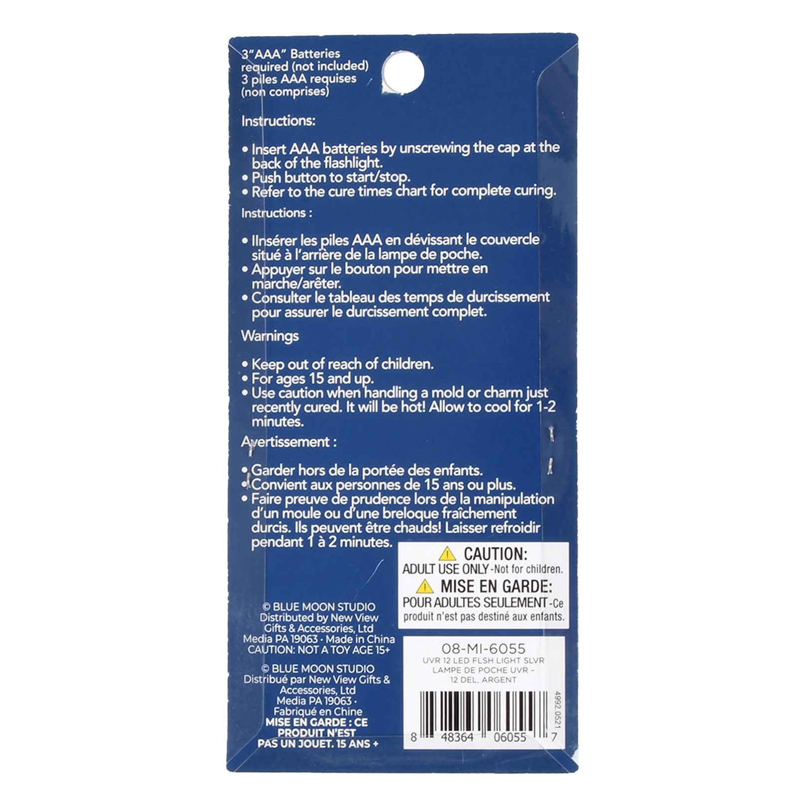 slide 3 of 4, Blue Moon Studio Uv Resin Craft 12 Led Uv Flashlight, 1 ct