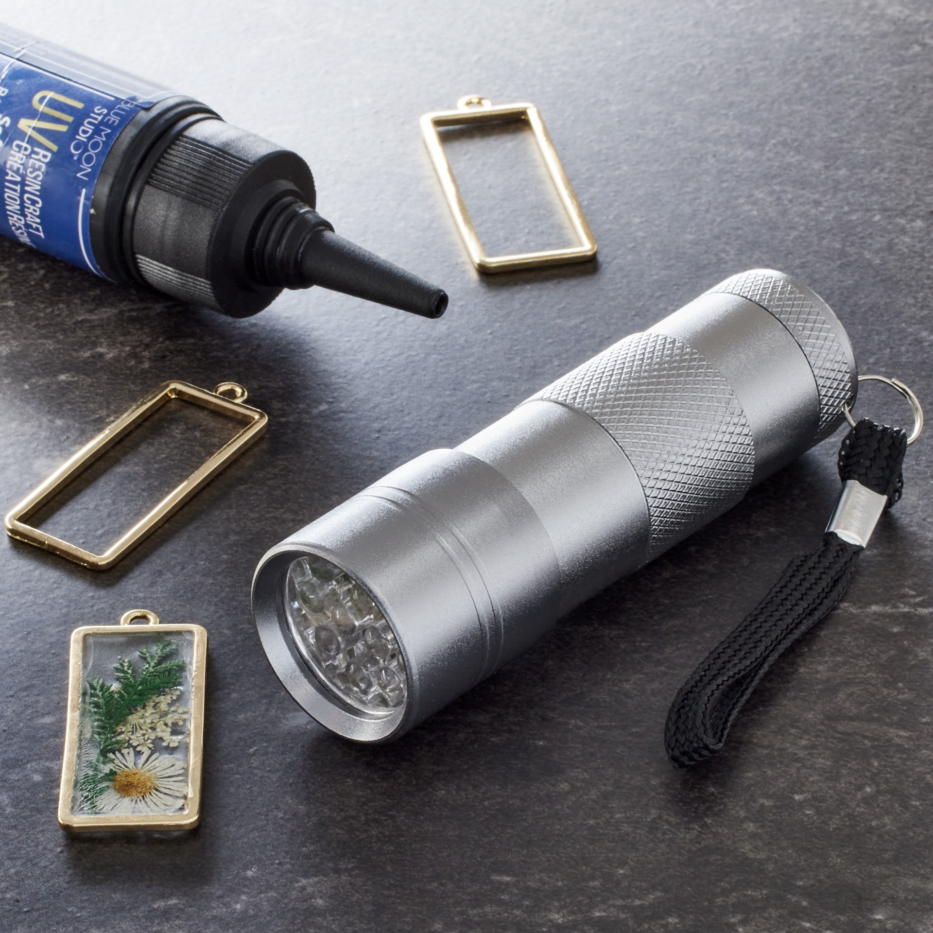 slide 2 of 4, Blue Moon Studio Uv Resin Craft 12 Led Uv Flashlight, 1 ct