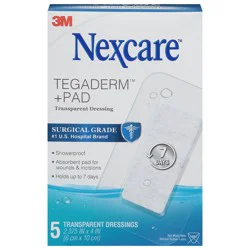 Nexcare Tegaderm + Pad Waterproof Transparent Dressing Adhesive
