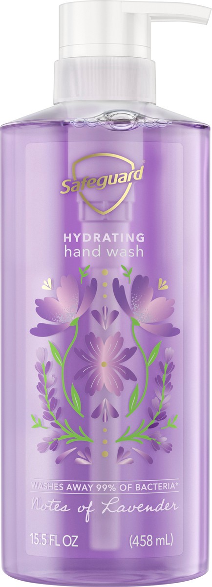 slide 6 of 6, Safeguard Liquid Hand Soap Nourishing Notes of Lavender, 15.5 oz