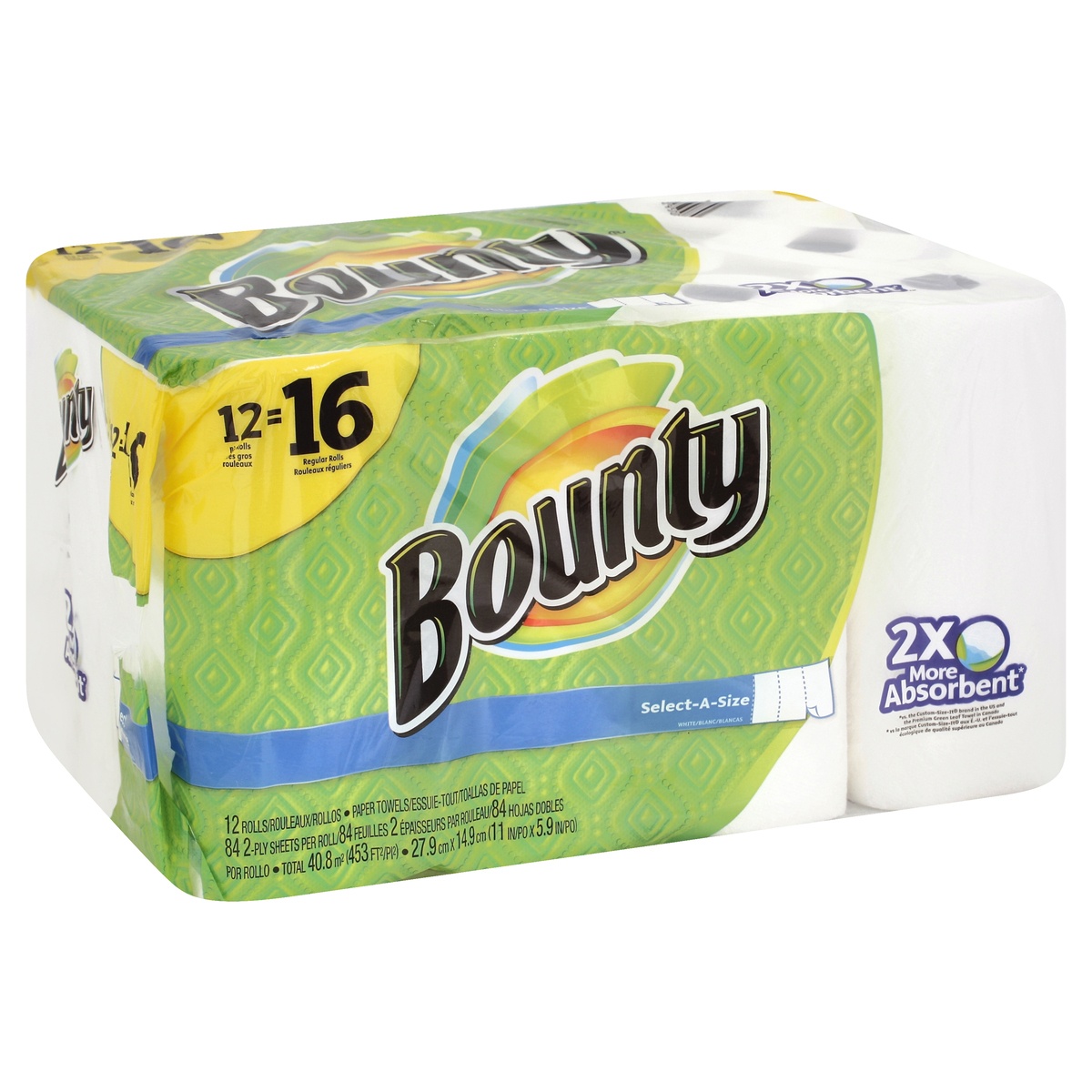 slide 1 of 1, Bounty Paper Towels, 12 ct