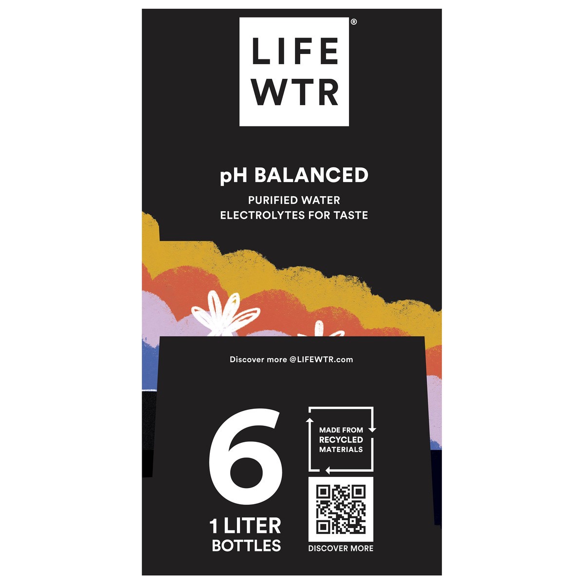 slide 5 of 6, LifeWtr Purified Water 1 L 6 Count, 6 liter