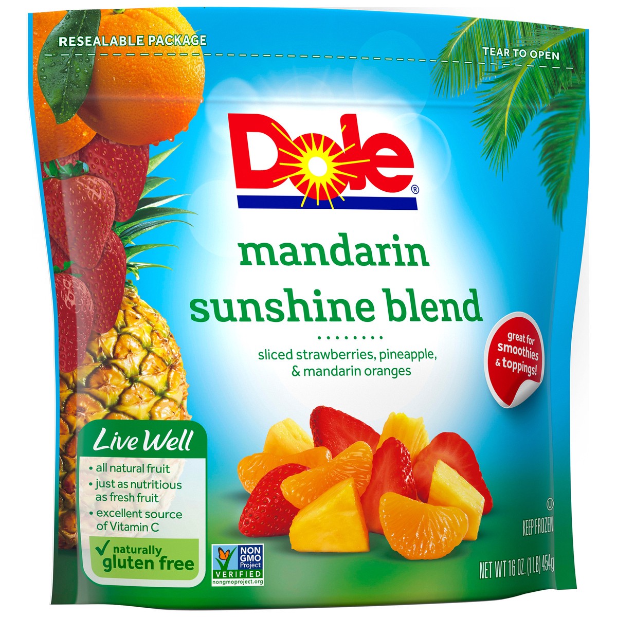 slide 11 of 13, Dole Mandarin Sunshine Blend 16 oz. Bag, 16 oz