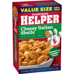 Hamburger Helper Cheesy Italian Shells Value Sz