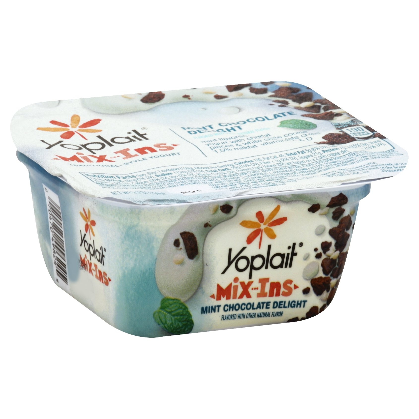 slide 1 of 1, Yoplait Mint Chocolate Delight Mix-Ins Yogurt, 5.3 oz