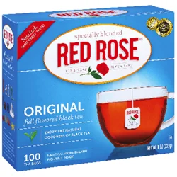Red Rose Tea Bright & Refreshing Original Black Tea - 100 ct