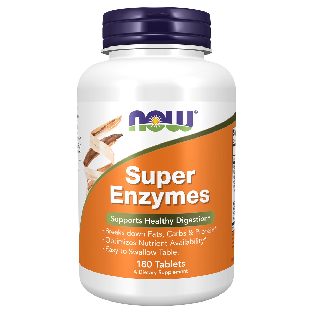 slide 1 of 4, NOW Super Enzymes - 180 Tablets, 180 ct