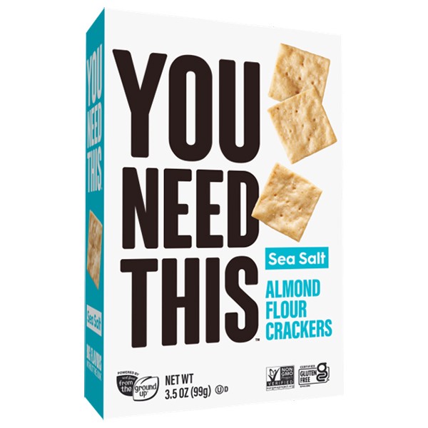 slide 1 of 1, You Need This Sea Salt Almond Flour Crackers - 3.5 oz, 3.5 oz