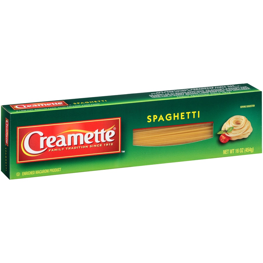 slide 2 of 8, Creamette Long Spaghetti, 16 oz