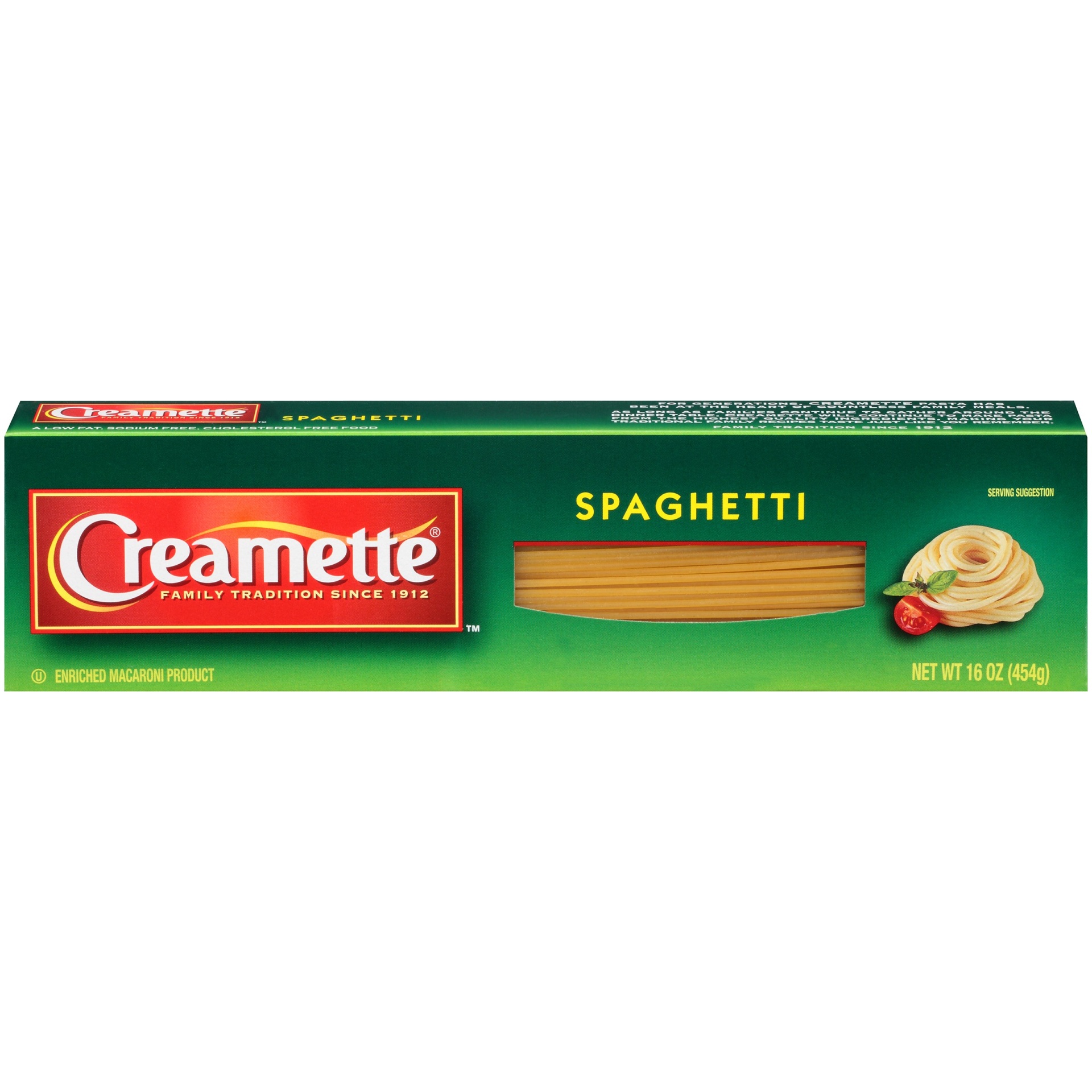 slide 1 of 8, Creamette Long Spaghetti, 16 oz