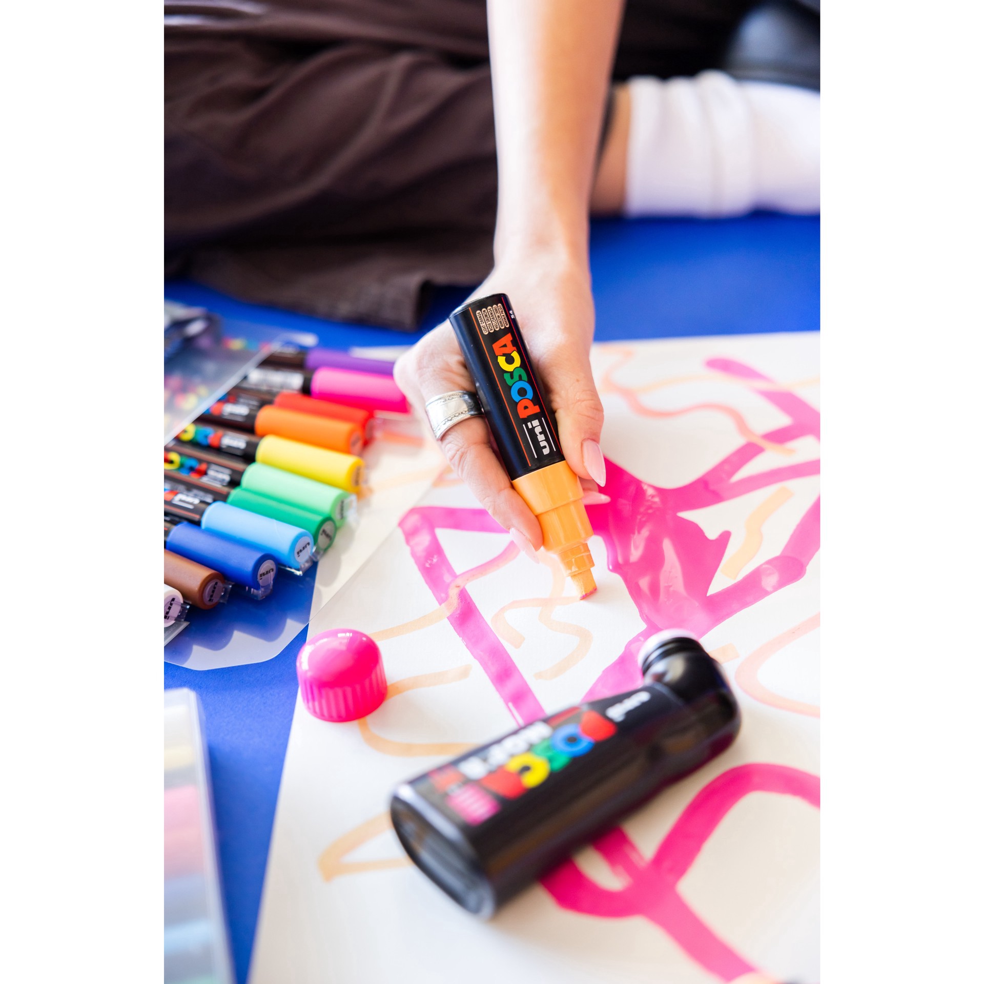 slide 8 of 10, Posca Mop'r Pcm-22 Acrylic Paint Marker, 1 ct