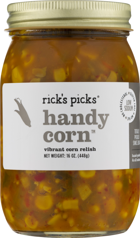 slide 1 of 1, Rick's Picks Handy Corn Relish, 16 oz