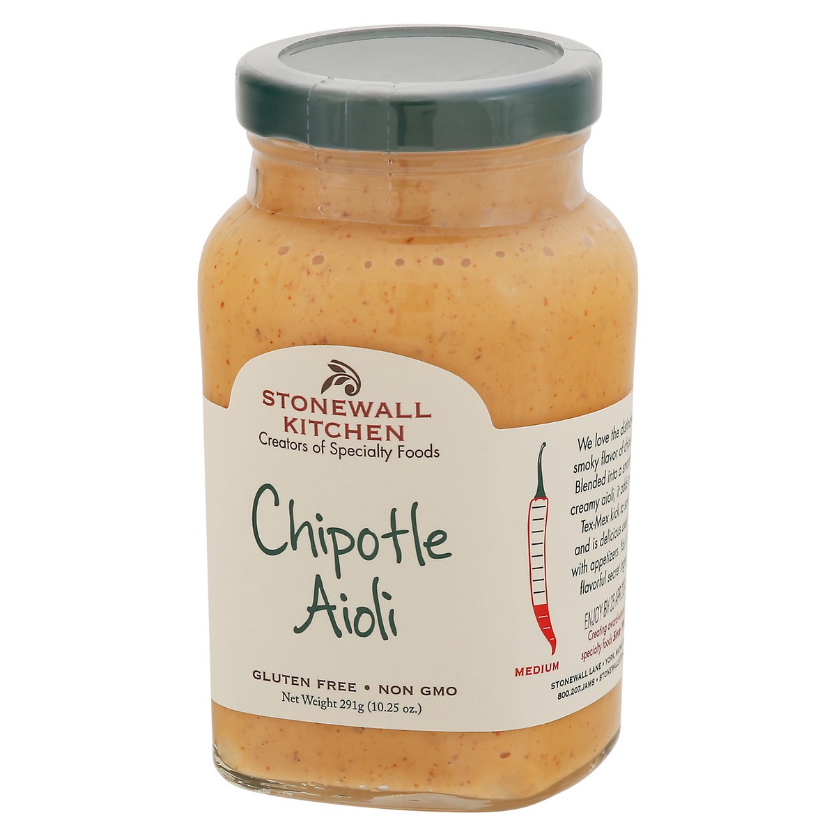 slide 5 of 9, Stonewall Kitchen Chipotle Aioli, Medium, 10.25 oz